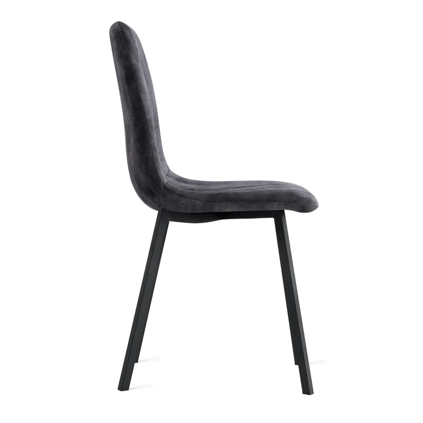 Eetkamerstoel Minsk Velvet Antraciet - Giga Meubel