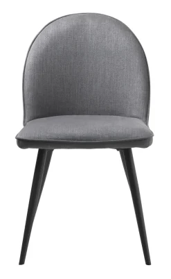 Eetkamerstoel Minto Grijs Fabric - Giga Living