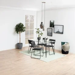 Eetkamerstoel Naver Donkergrijs - Giga Living