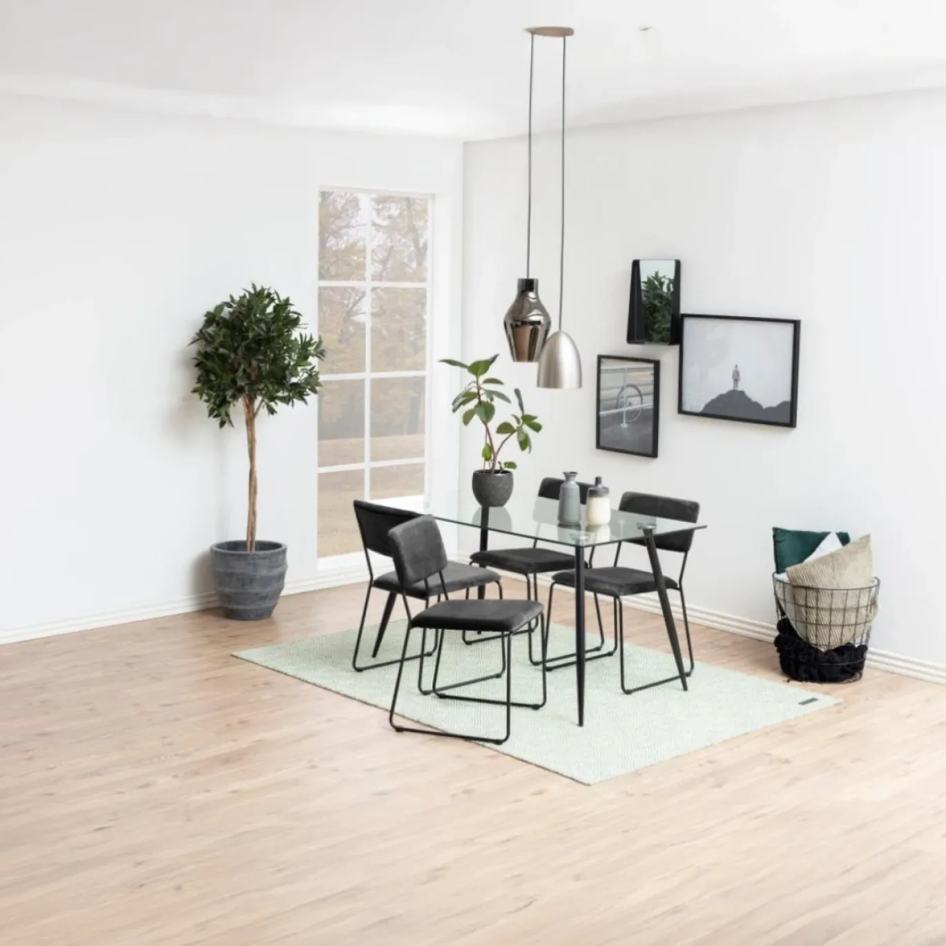 Eetkamerstoel Naver Donkergrijs - Giga Living