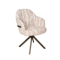 Eetkamerstoel New York Be Stylish Multigrey Venus Draaibaar Anodic