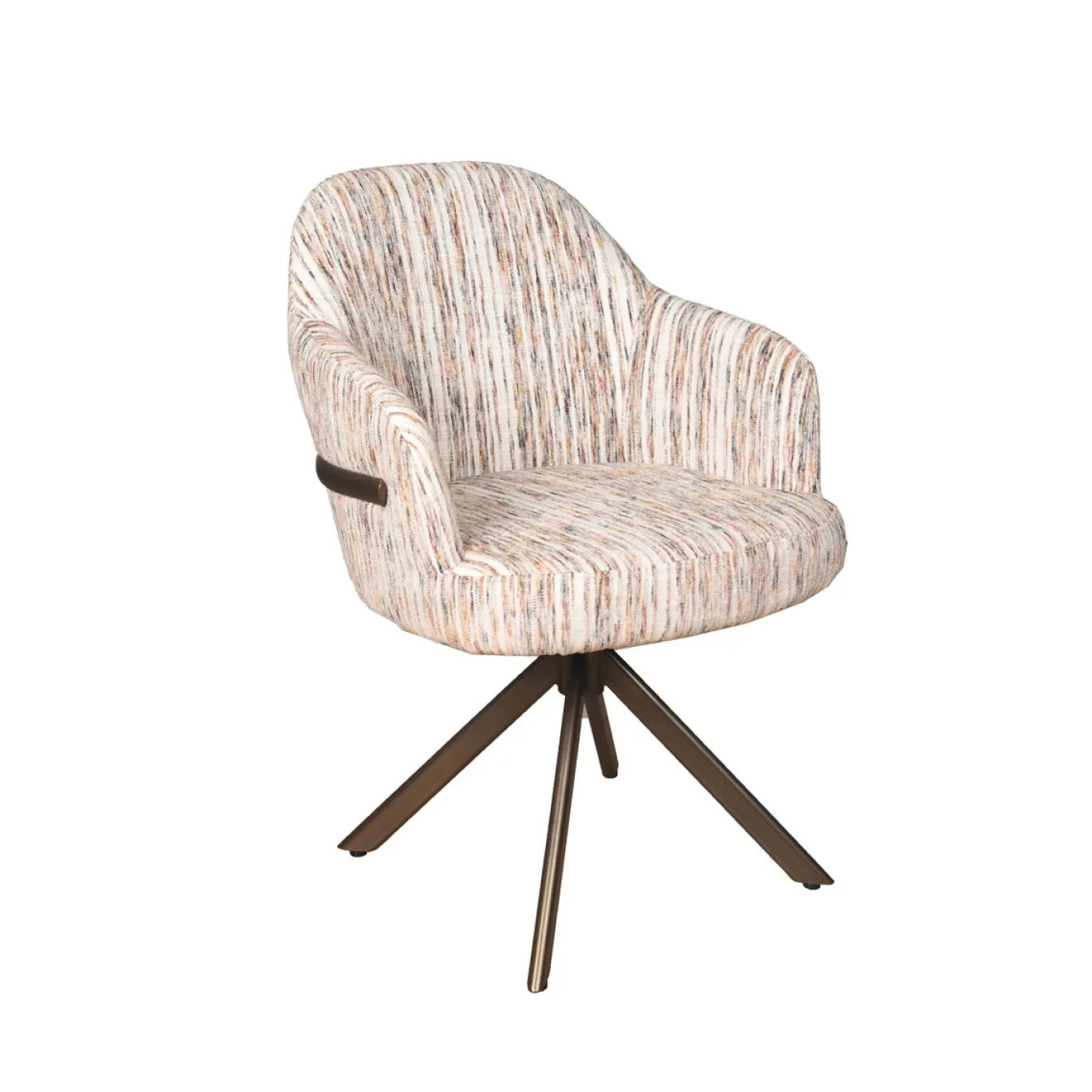 Eetkamerstoel New York Be Stylish Multigrey Venus Draaibaar Anodic