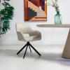 Eetkamerstoel Nola Beige Draaibaar - Giga Meubel