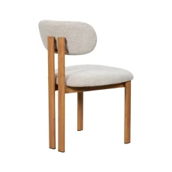Eetkamerstoel Noor Beige/Naturel - Giga Meubel