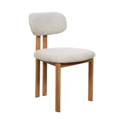 Eetkamerstoel Noor Beige/Naturel - Giga Meubel