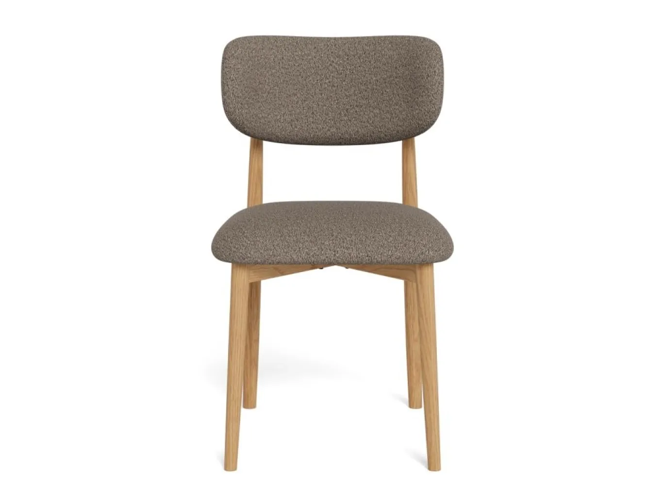 Eetkamerstoel Norton Cona Taupe Set van 2 - Giga Living