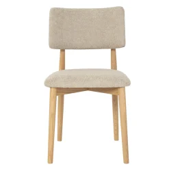 Eetkamerstoel Nova Taupe Eiken - Giga Meubel