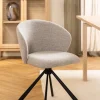 Eetkamerstoel Orrisdale Monza Beige Draaibaar - Giga Living