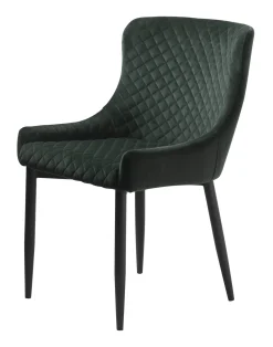 Eetkamerstoel Ottowa Groen Velvet - Giga Living