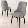 Eetkamerstoel Pare Grijs Set van 6