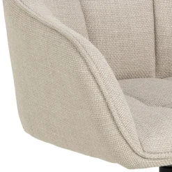 Eetkamerstoel Parma Basel Met Armleuning Beige - Giga Living