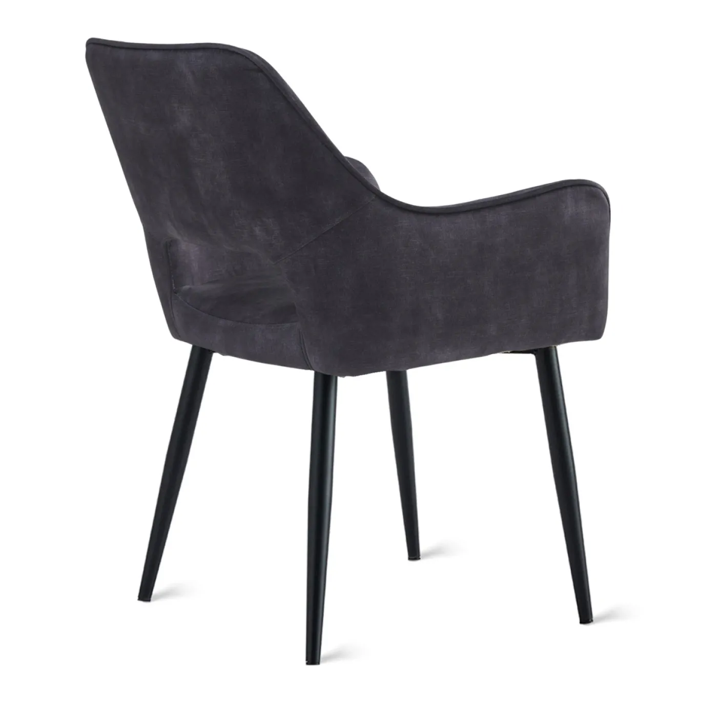 Eetkamerstoel Ray Velvet Antraciet - Giga Meubel