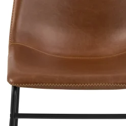 Eetkamerstoel Regina PU-Leer Bruin - Giga Living