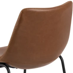 Eetkamerstoel Regina PU-Leer Bruin - Giga Living