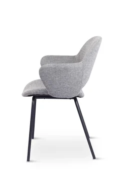 Eetkamerstoel Rowley Grijs - Giga Living
