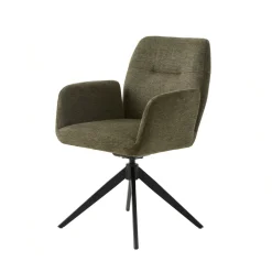 Eetkamerstoel Roxana Olijfgroen - Giga Living