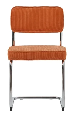 Eetkamerstoel Rupert Oranje Fabric - Giga Living