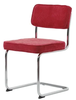 Eetkamerstoel Rupert Rood Fabric - Giga Living