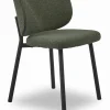 Eetkamerstoel Swan Forest Green Bouclé - Giga Living