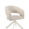 Eetkamerstoel Tokyo Tyler Cream Venus Draaibaar Beige
