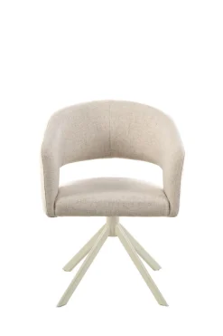 Eetkamerstoel Tokyo Tyler Cream Venus Draaibaar Beige