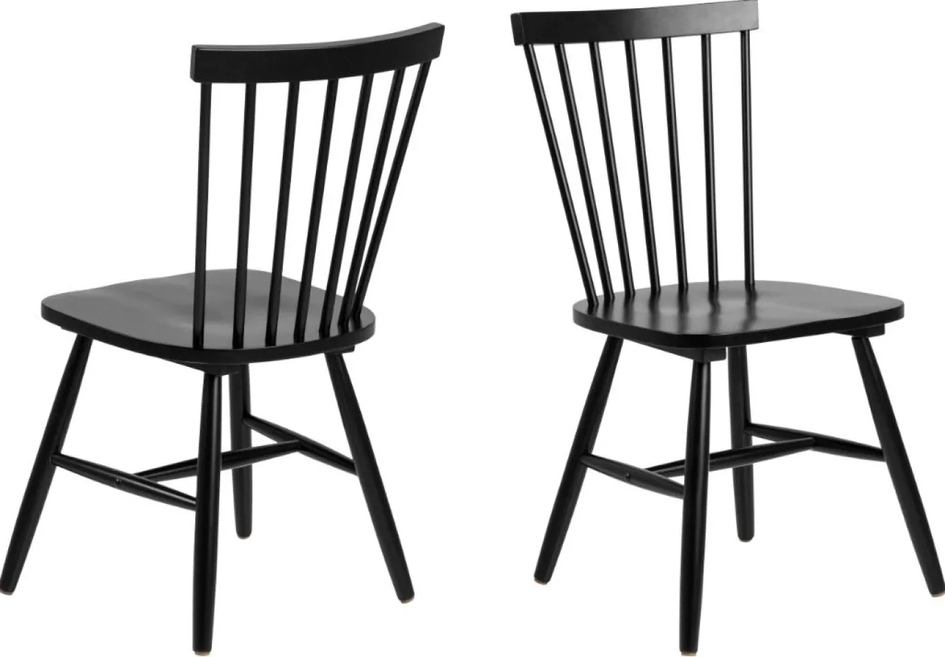 Eetkamerstoel Urvik Birch Zwart - Giga Living