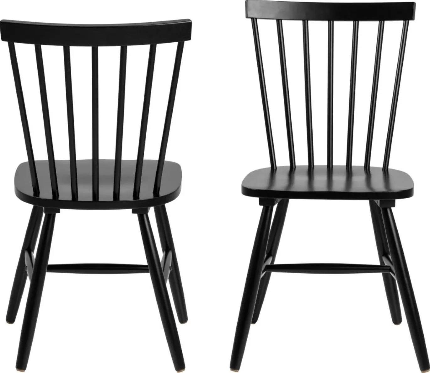 Eetkamerstoel Urvik Birch Zwart - Giga Living