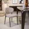 Eetkamerstoel Vajèn Beige Chenille - Giga Meubel