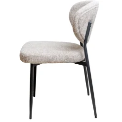 Eetkamerstoel Vajèn Beige Chenille - Giga Meubel