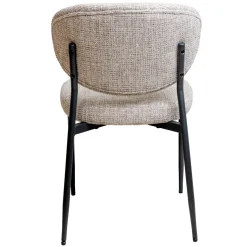 Eetkamerstoel Vajèn Beige Chenille - Giga Meubel