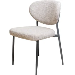 Eetkamerstoel Vajèn Beige Chenille - Giga Meubel