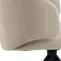 Eetkamerstoel Valerie Beige Draaibaar - Giga Living