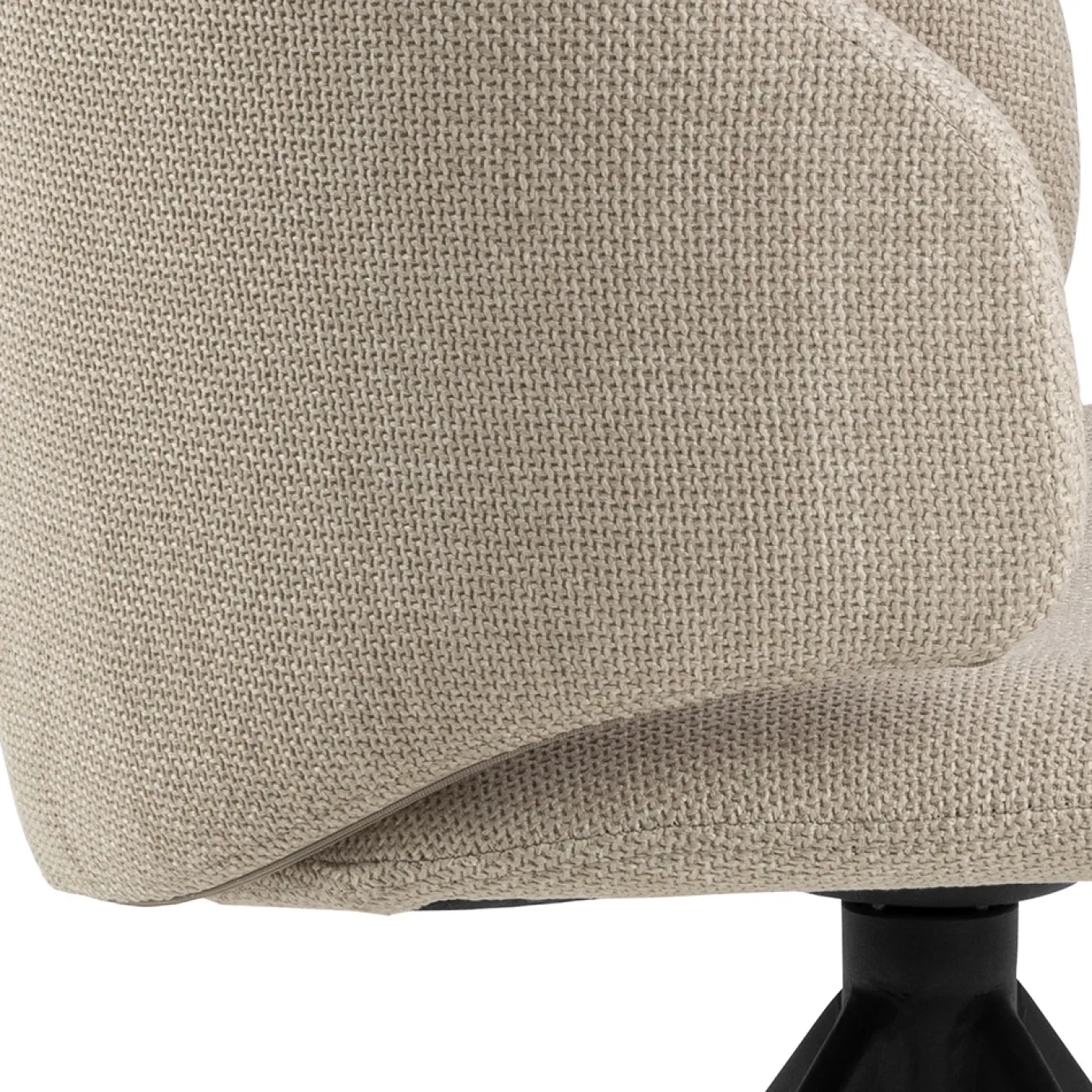 Eetkamerstoel Valerie Beige Draaibaar - Giga Living