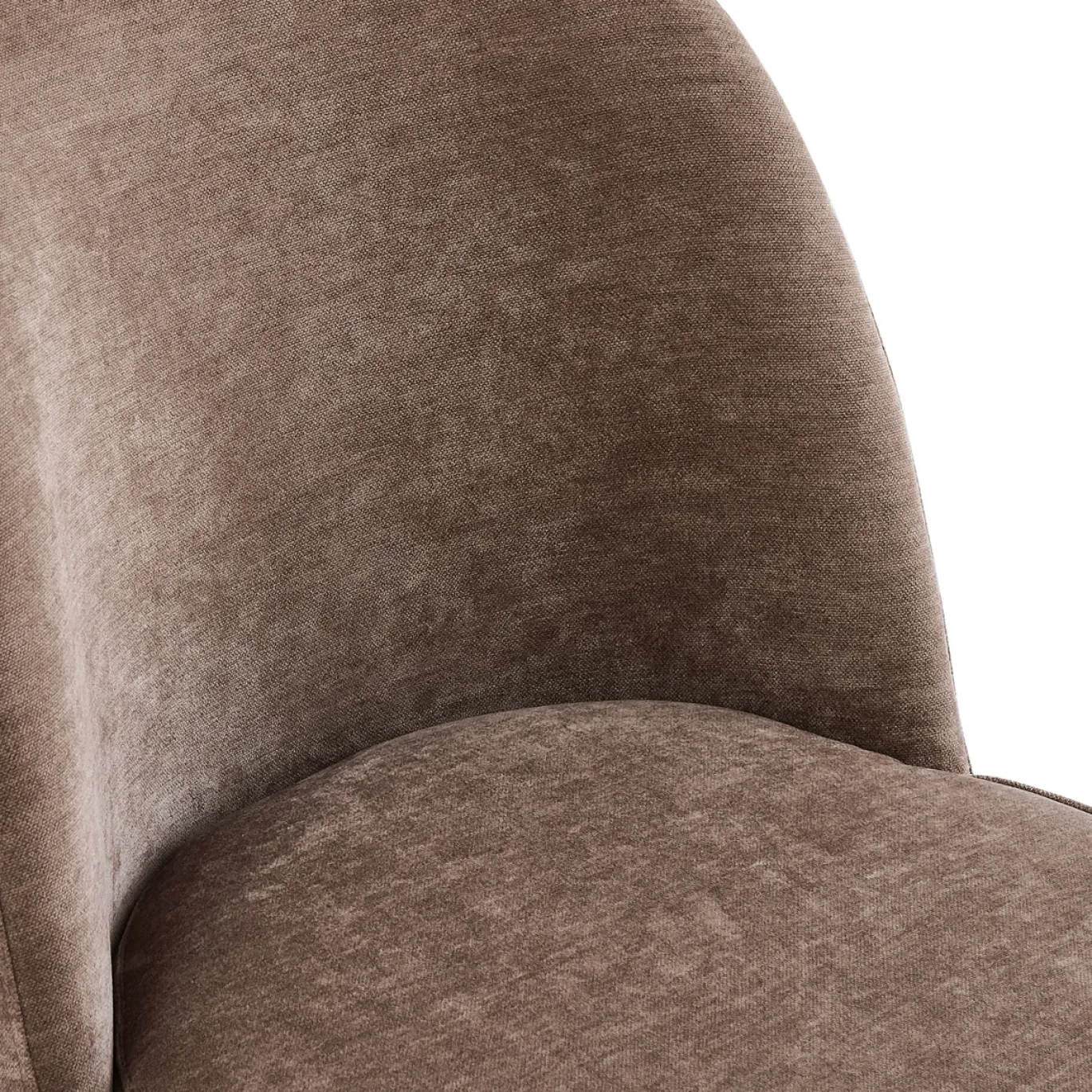 Eetkamerstoel Vero Velvet Taupe - Giga Meubel