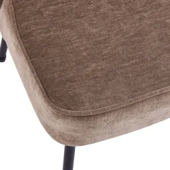 Eetkamerstoel Vero Velvet Taupe - Giga Meubel