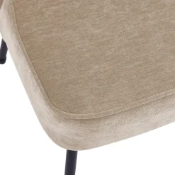 Eetkamerstoel Vero Velvet Taupe - Giga Meubel