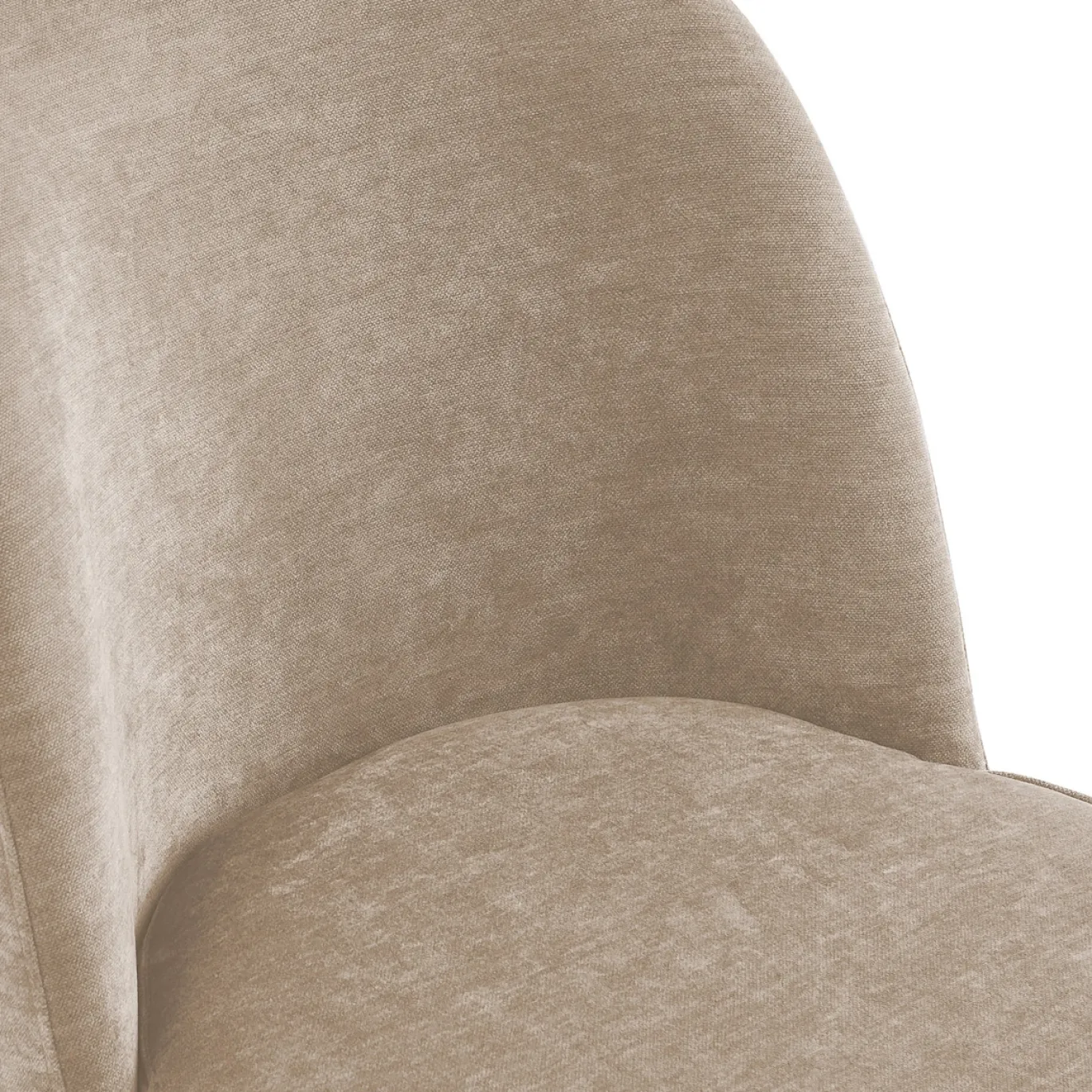 Eetkamerstoel Vero Velvet Taupe - Giga Meubel