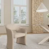 Eetkamerstoel Viona Met Armleuning Cona Beige - Giga Living