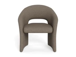 Eetkamerstoel Viona Met Armleuning Cona Taupe - Giga Living