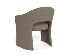 Eetkamerstoel Viona Met Armleuning Cona Taupe - Giga Living
