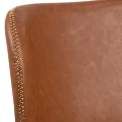 Eetkamerstoel Zaria -A1 leather look Bruin - Giga Living