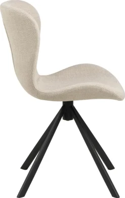 Eetkamerstoel Zaria Basel Beige Draaibaar - Giga Living