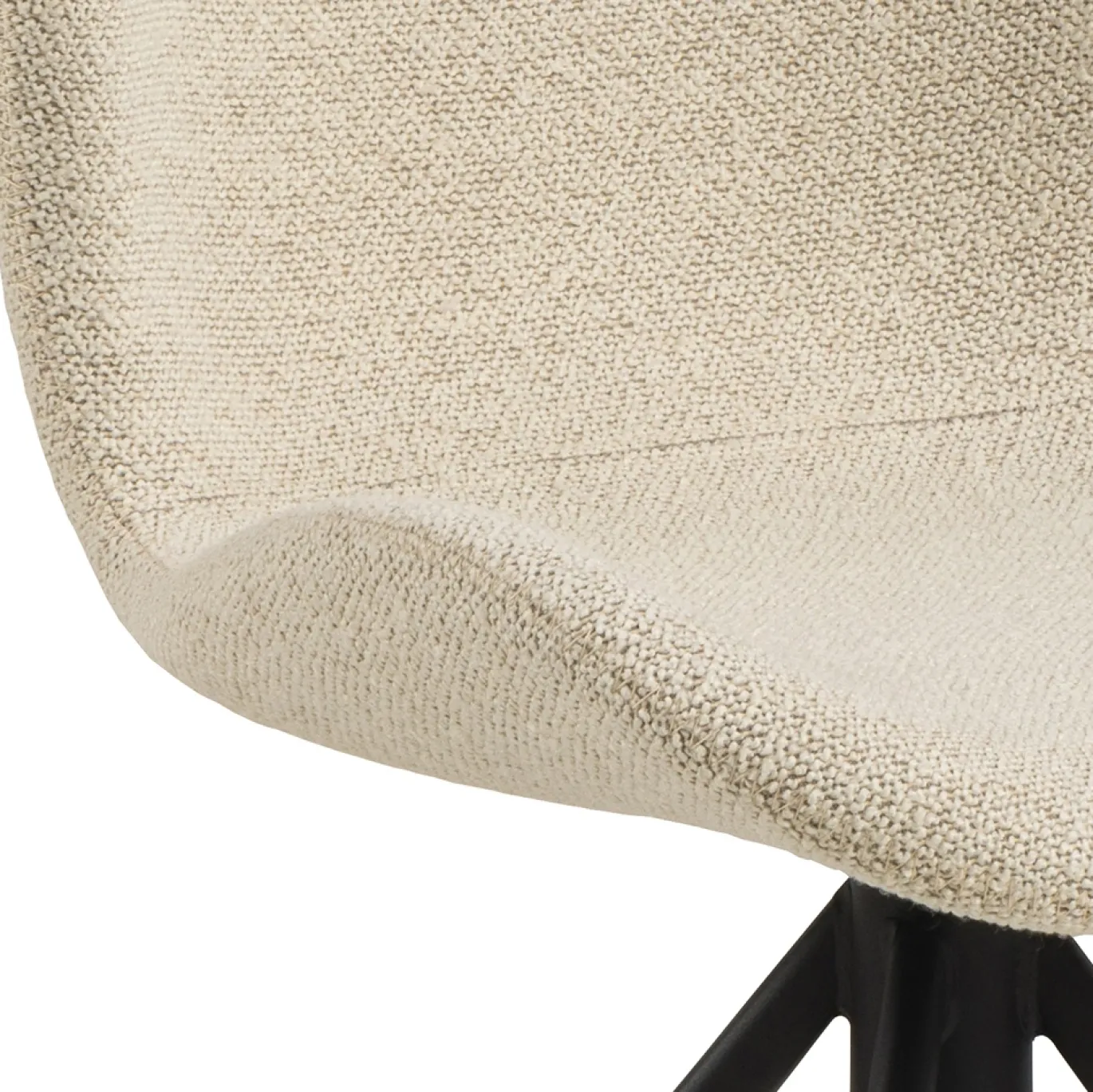 Eetkamerstoel Zaria Beige Draaibaar - Giga Living