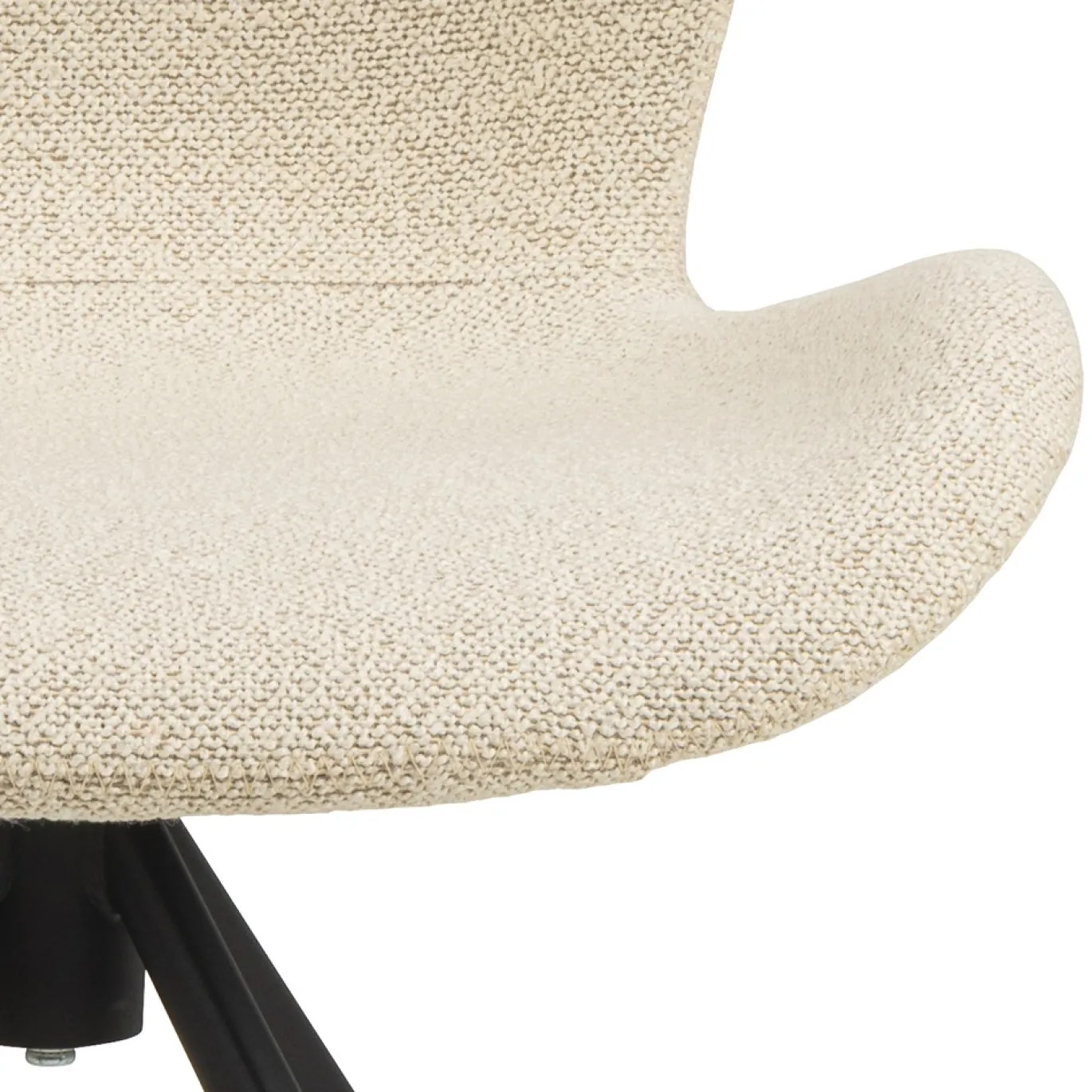 Eetkamerstoel Zaria Beige Draaibaar - Giga Living
