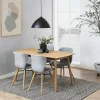 Eetkamerstoel Zaria Lichtgrijs - Giga Living