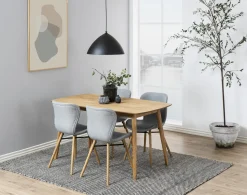 Eetkamerstoel Zaria Lichtgrijs - Giga Living