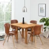 Eetkamerstoel Zaria PU-Leer Bruin - Giga Living