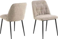 Eetkamerstoel Zion Beige - Giga Living