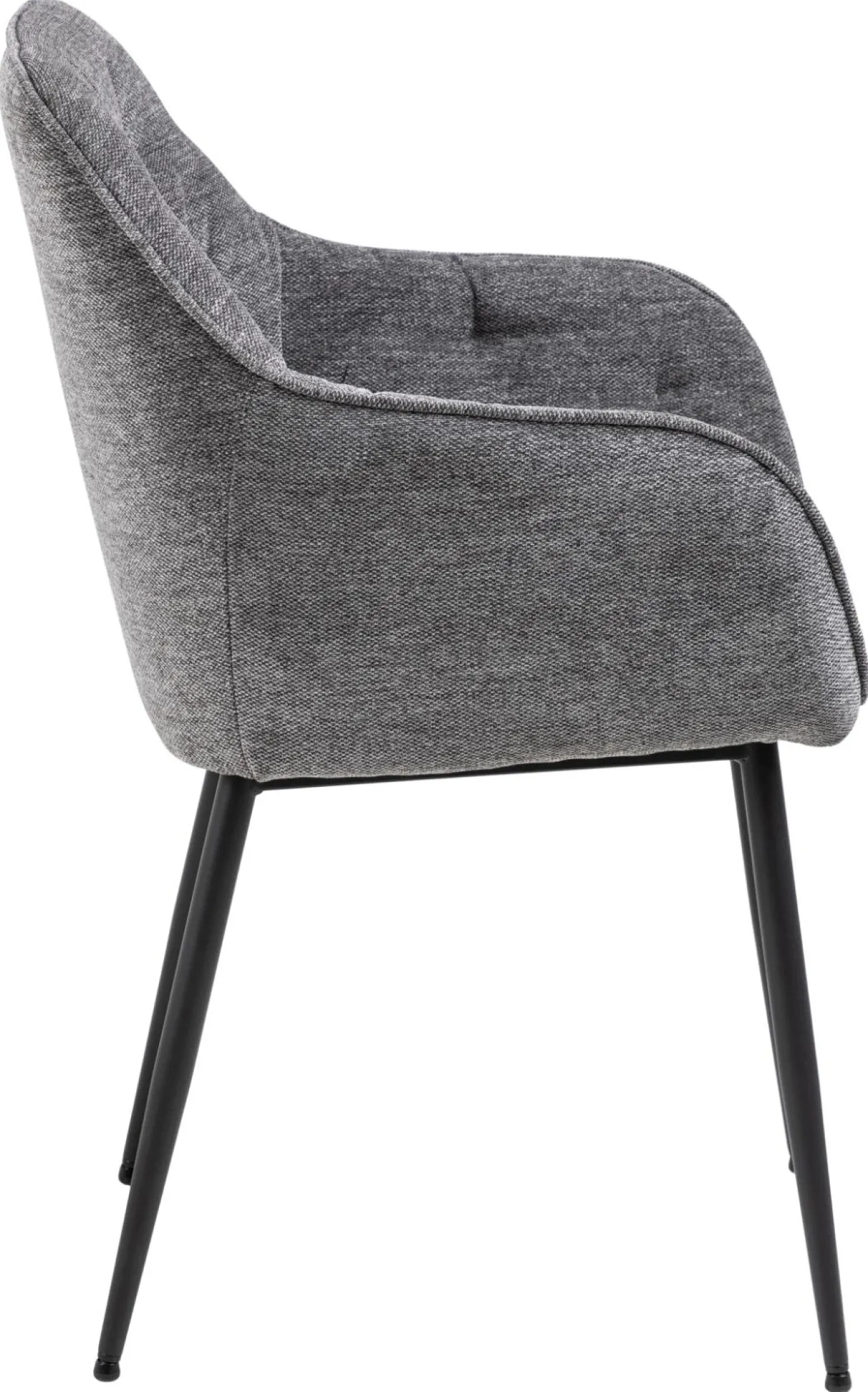 Eetkamerstoel Zion Met Armleuning Antraciet Skyland - Giga Living