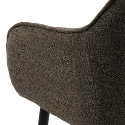 Eetkamerstoel Zion met Armleuning Taupe - Giga Living